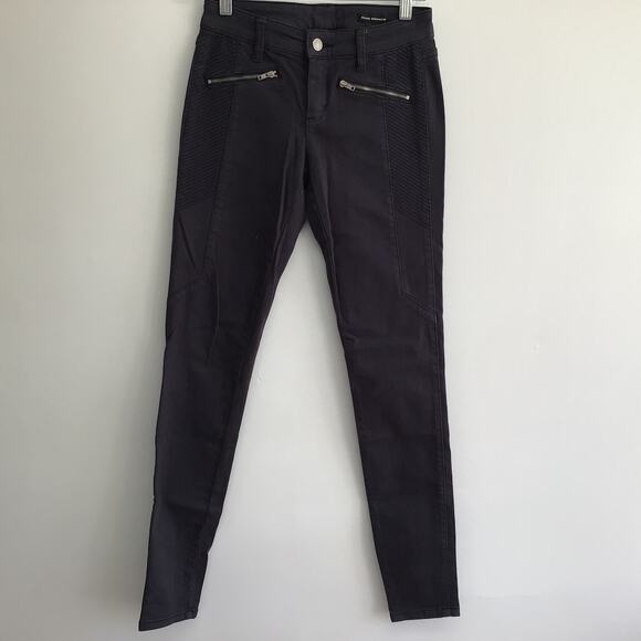 Club Monaco Denim - Club Monaco Moto Gray Jeans Sz 00
